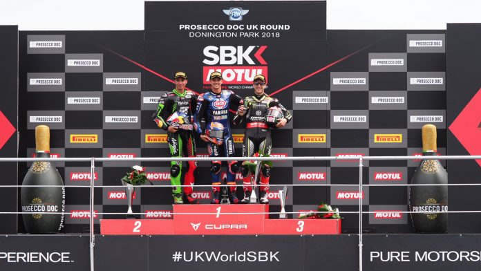 Race 2 WorldSBK 2018 Donington