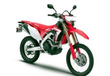 Honda CRF450L Meluncur, 6-Speed, Tangki Titanium dan Lampu LED Honda CRF450L