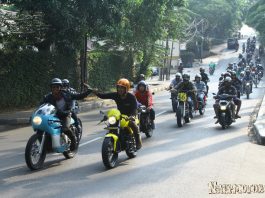 Motor Cafe Racer Anak Jokowi Ikut Riding Gembira ke Jejak Roda 2018 Motor Cafe Racer Anak Jokowi Ikut Riding Gembira ke Jejak Roda 2018