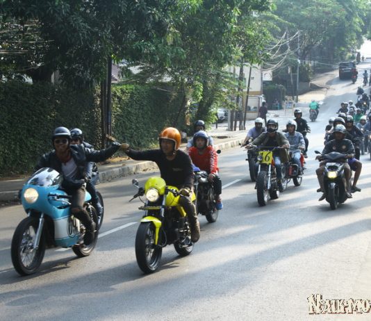 Motor Cafe Racer Anak Jokowi Ikut Riding Gembira ke Jejak Roda 2018 Motor Cafe Racer Anak Jokowi Ikut Riding Gembira ke Jejak Roda 2018