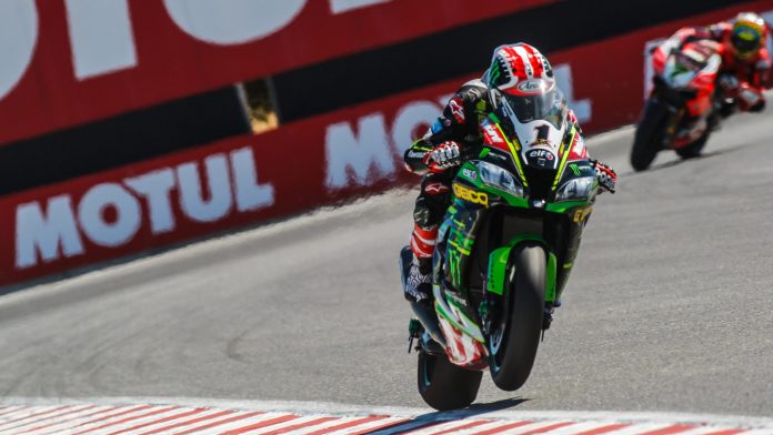 Race 1 WorldSBK 2018 Laguna Seca