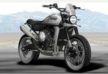 Sketsa Reinkarnasi Scrambler Norton Atlas 650 cc Twin, Dirilis November Scrambler Norton Atlas