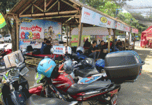 Posko Mudik Yamaha 2018, Asyik Bisa Pijit Gratis di Bale IRC Posko Mudik Yamaha