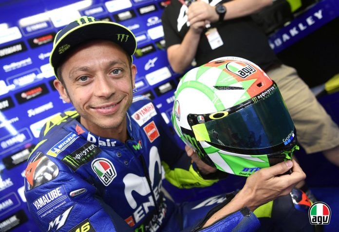 Helm Baru Rossi di MotoGP Mugello 2018