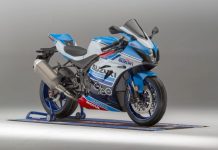 Suzuki GSX-R1000R Team Classic dengan Livery Jadul Racing 1985 Suzuki GSX-R1000R Team Classic