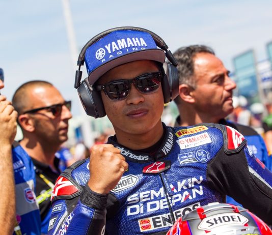 Jeda Balap WSSP300, Galang Hendra Asah Skill Ikut Kejuaraan CIV Italia Galang Hendra