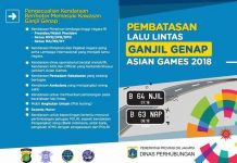 Perluasan Aturan Ganjil Genap Asian Games 2018 Tidak Berlaku untuk Motor Aturan Ganjil Genap Asian Games 2018