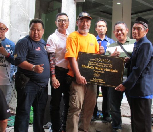 HDCI Chapter Tangerang Bantu Pembangunan Mushola di Penjaringan HDCI chapter Tangerang