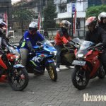 NaikMotor.com memfasilitasi Riding Gembira sejumlah komunitas menuju lokasi Otobursa Tumplek Blek 2018