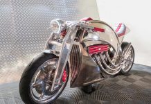 Levis Motorcycle Bangkit Lagi, Ciptakan Cafe Racer V6 Bertenaga Badak! Levis Motorcycle