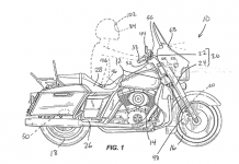 Harley-Davidson Ajukan Paten Pengereman Darurat Otomatis Harley-Davidson