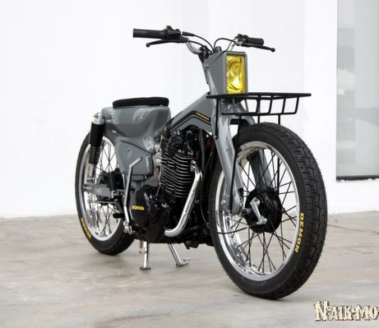 Lebih Dekat dengan Papa Jahat, Modifikasi Honda C70 Bermesin Dahsyat Honda C70 Bermesin Dahsyat