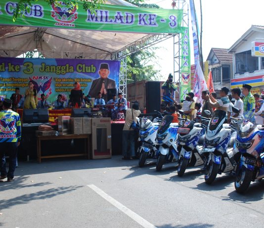 Milad 3 Komunitas Yamaha NMax Janggla Community Lestarikan Budaya Betawi Milad 3 Komunitas Yamaha NMax Janggla Community