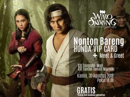 700 Pemilik Honda VIP Card Diajak Nonton Bareng Film Wiro Sableng Diajak Nonton Bareng Film Wiro Sableng