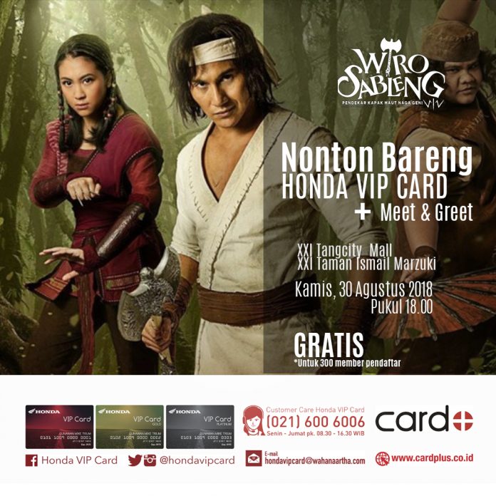 Diajak Nonton Bareng Film Wiro Sableng