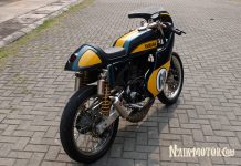Asoyyy….Modifikasi Yamaha RX-King Cafe Racer Buat Ikutan Fun Race Yamaha RX-King
