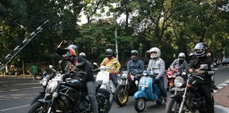 Gathering Pertama Pemakai Helm Bell di Indonesia