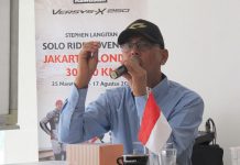 Salut! Stephen Langitan Tuntaskan Riding Jakarta-London Stephen Langitan