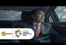 Tonton Video Presiden Jokowi Naik Motor di Opening Asian Games 2018