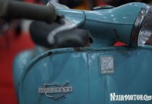 Vespa Allstate Half Italian American, Menggoda Pengunjung di ISF 2018 Vespa