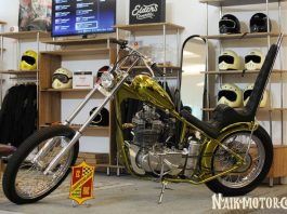 Chopperland Emas Omar Anas Pakai Mesin Yamaha SR400 Chopperland