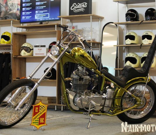 Chopperland Emas Omar Anas Pakai Mesin Yamaha SR400 Chopperland