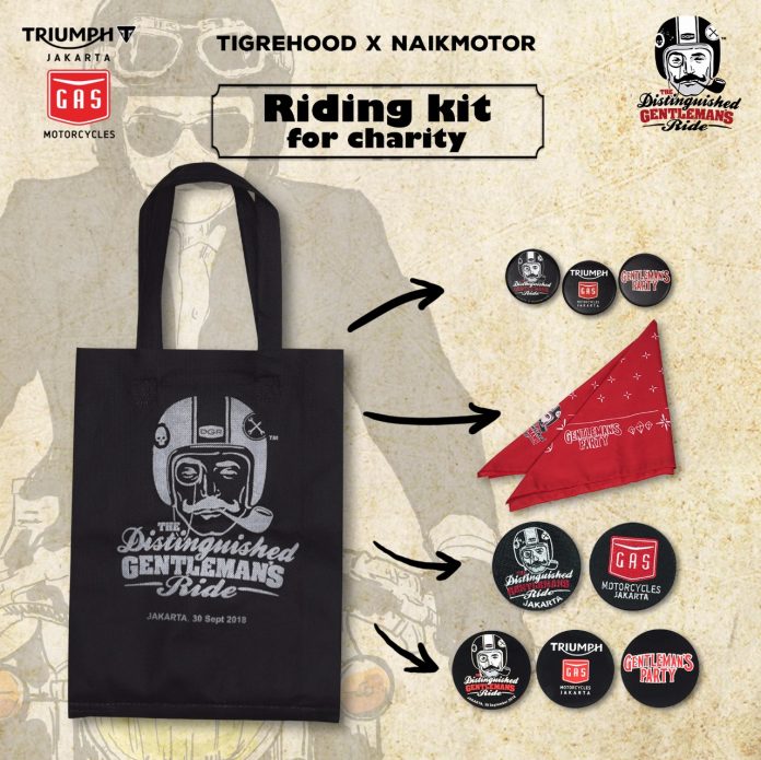 Riding kit for charity DGR Jakarta 2018