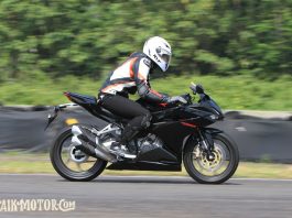 Ganindra Bimo Lahap 3 Lap Pakai CBR250RR di Sirkuit Sentul Ganindra Bimo