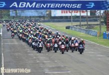 Ratusan Motor Honda Masuk Sirkuit Sentul di Bikers Parade Indonesia CBR Race Day Indonesia CBR race Day