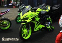 Modifikasi Honda CBR250RR Kuning Stabilo Ala Black Panther