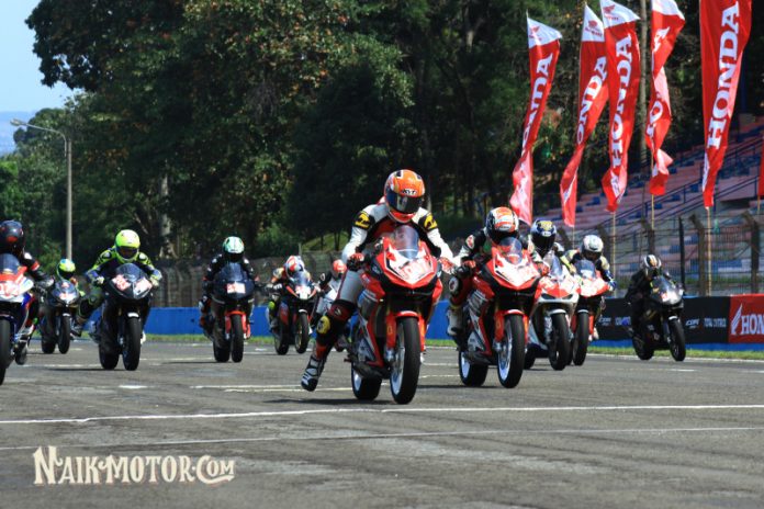 Balap Honda CBR di ICE Day 2019