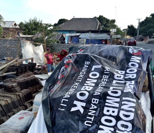 Didasari Persaudaraan Tanpa Batas, Motor Besar Indonesia Membantu Korban Gempa Lombok Motor Besar Indonesia Membantu Korban Gempa Lombok