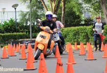 Indonesia Scooter Festival 2018 Gelar Test Ride Vespa Competition Berhadiah Rp 10 Juta Test Ride Vespa Competition