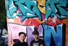 Wendi Cagur Bikin Grafiti di Sunday Collabs dengan Diton King Diton King