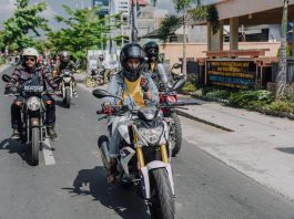 Ikut Motorbaik 2018, Sabrina Sameh Terenyuh Lihat Ketabahan Warga Lombok Sabrina Sameh