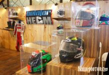 Belajar Helm Hadir di IMoS 2018, Tampilkan Helm Bersejarah Pembalap Indonesia Belajar Helm