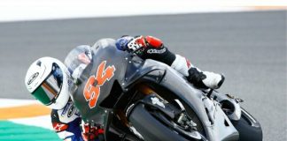 Jonas Folger untuk pertama kalinya di atas motor MotoGP
