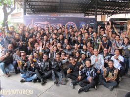 Kopdargab Kawasaki Retro Riders W175 di Pasar Minggu Tumpah Ruah Kawasaki Retro Riders