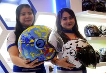 GM Launching Helm Baru Bercorak Kartun di IMoS 2018 Helm Baru Bercorak Kartun di IMoS 2018