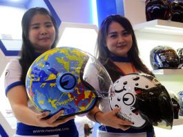 GM Launching Helm Baru Bercorak Kartun di IMoS 2018 Helm Baru Bercorak Kartun di IMoS 2018