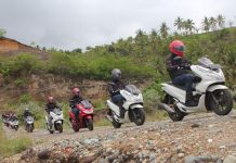 9 Hari Libas 4 Pulau Honda PCX Tuntaskan 1.400 km Honda PCX