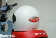 Yuk Kenali TRX-S, Helm Bonus Honda Super Cub C125 Helm bonus Honda Super Cub C125