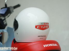 Yuk Kenali TRX-S, Helm Bonus Honda Super Cub C125 Helm bonus Honda Super Cub C125