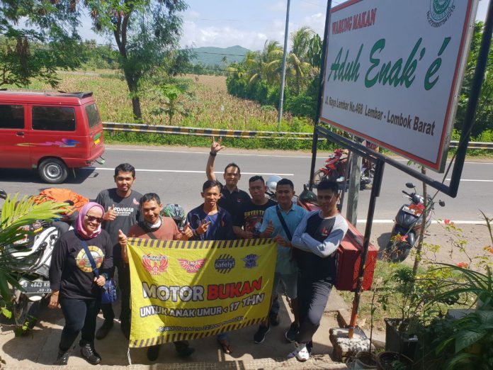 NRXR Bekasi Kampanye Keselamatan Berkendara Hingga ke Lombok