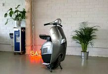 Tampil Unik, Monowheel Vespa Berpenggerak Motor Listrik Monowheel Vespa