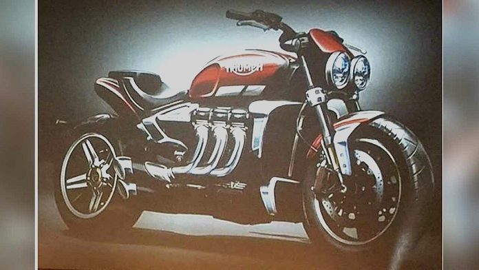 Sketsa Triumph Rocket III Baru