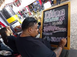 Promo Langsung Diton Premium di Deklarasi Bikers Dakwah Promo Langsung Diton Premium