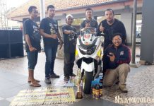 NMax-XMax Riders Bekasi Juara 1 Ngecat Motor Diton di Gas Bareng NMax-XMax Riders Bekasi
