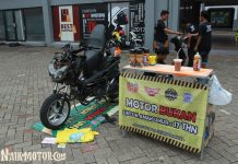 Lomba Ngecat Diton di Gas Bareng Diikuti Komunitas dan Bengkel Motor Gas Bareng