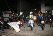 Suzuki Special Day, Ratusan Bikers Kompak Riding Malam Suzuki Special Day
